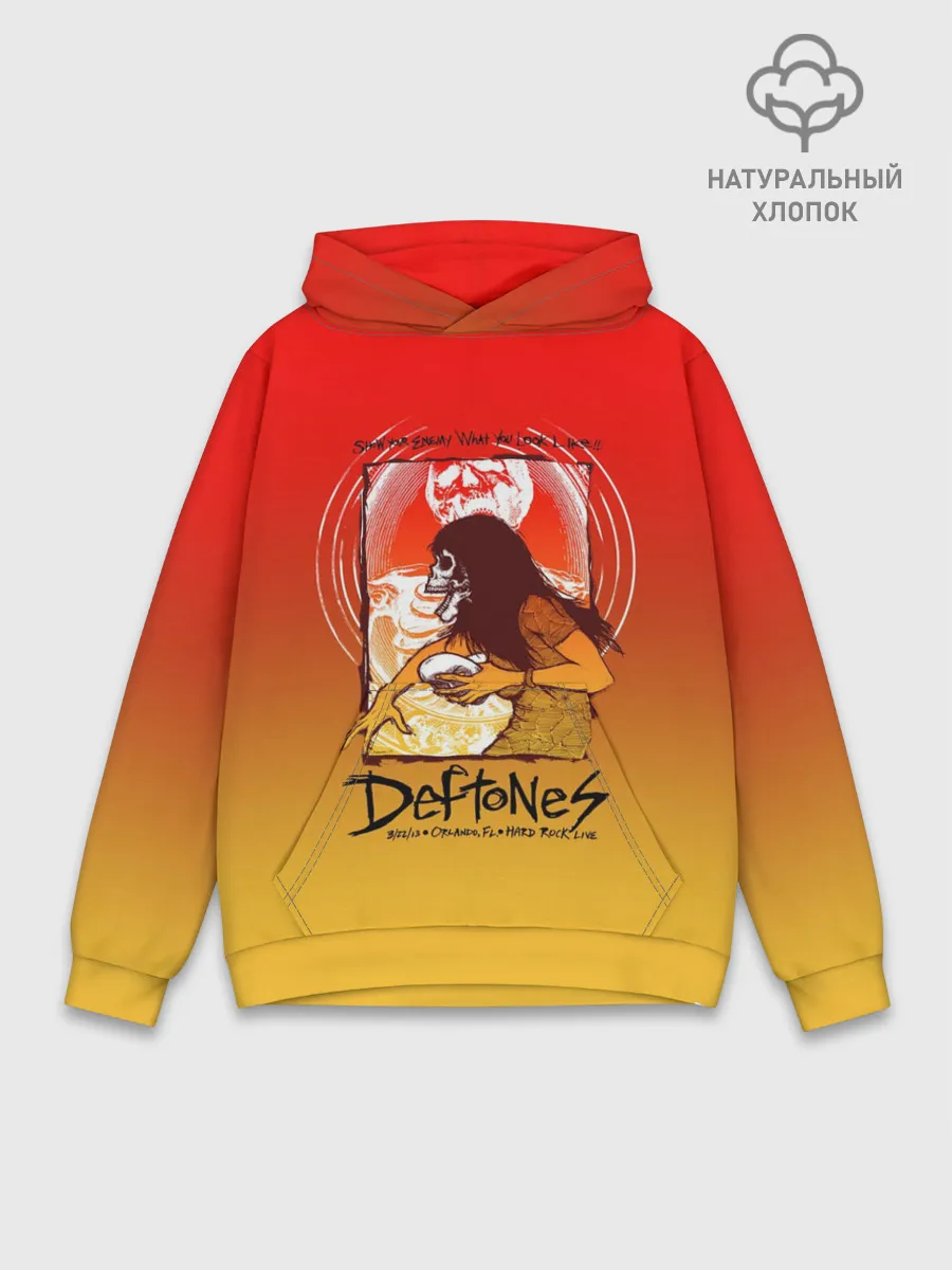 Худи мужской база хлопок / Deftones Poster