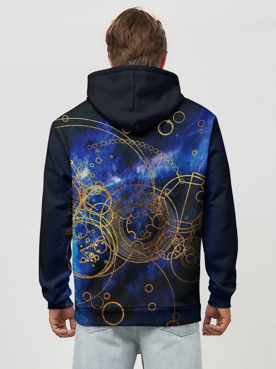 Худи мужской база хлопок / Space Geometry