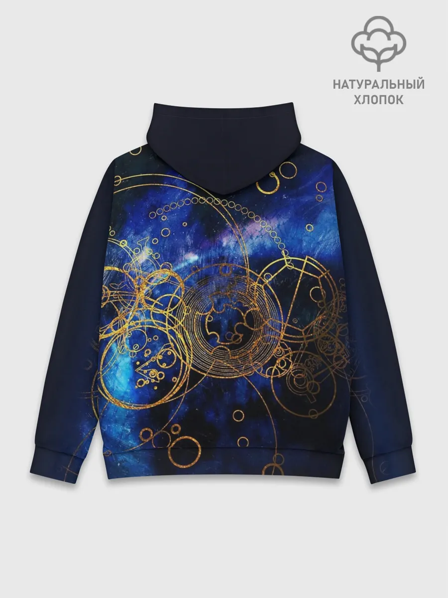 Худи мужской база хлопок / Space Geometry