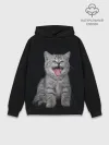 Худи мужской база хлопок / Котенок