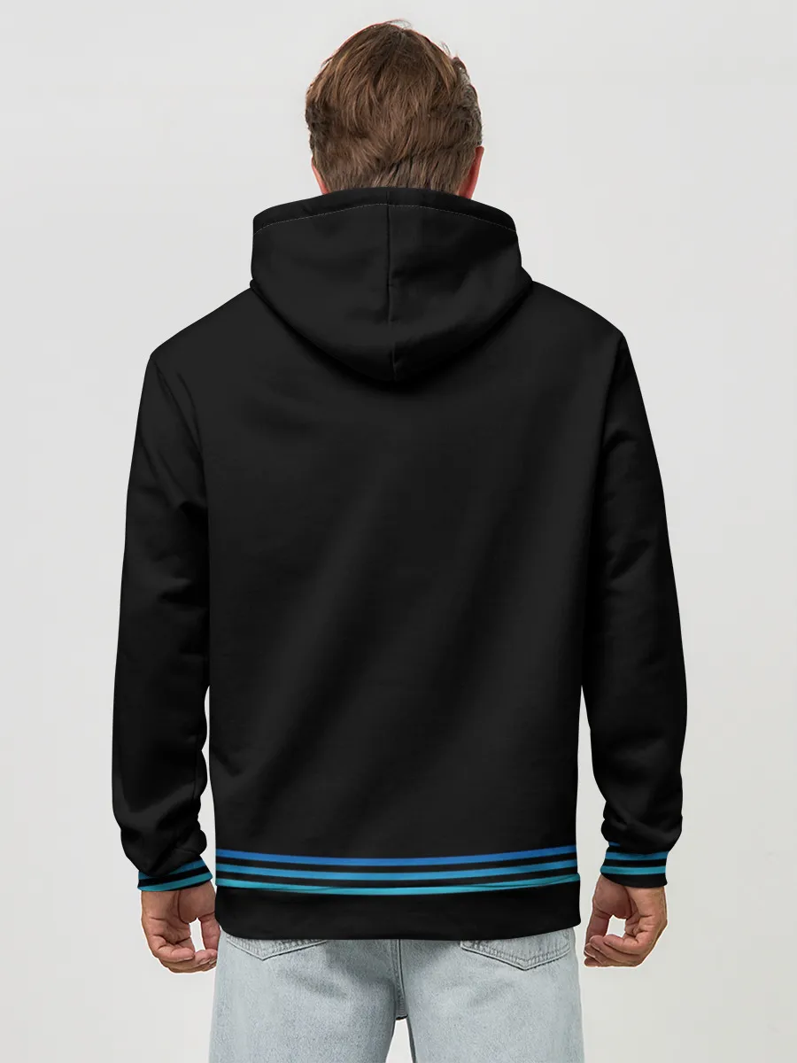 Худи мужской база хлопок / Horned skull