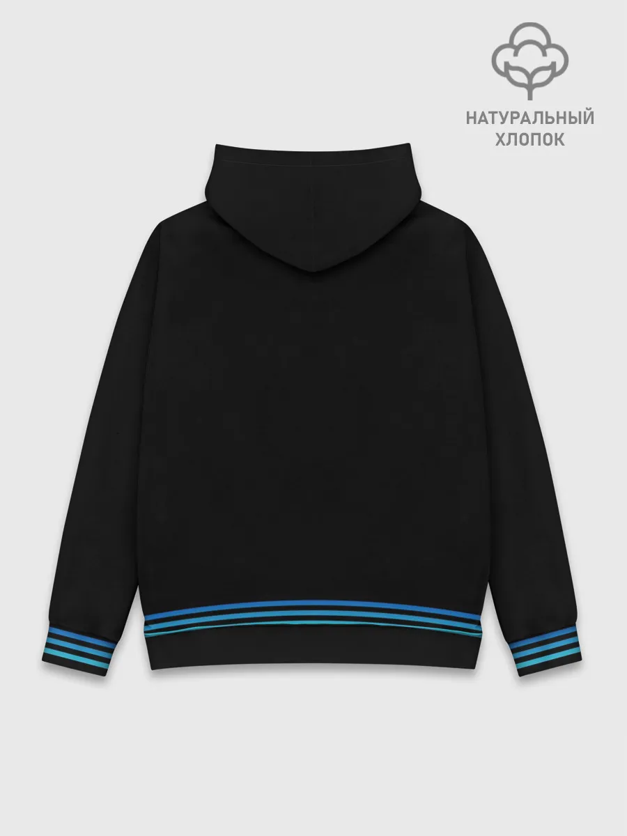 Худи мужской база хлопок / Horned skull