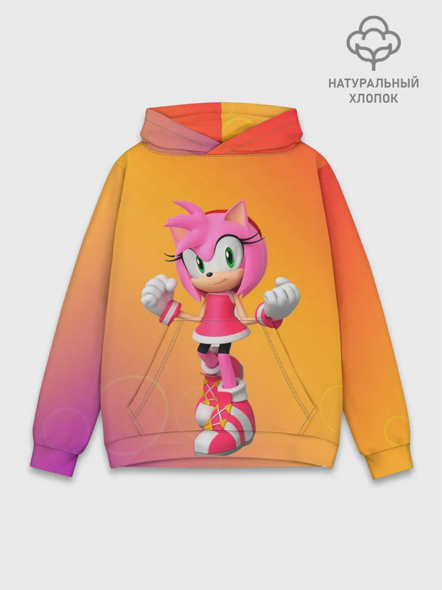 Худи мужской база хлопок / Эми - Соник