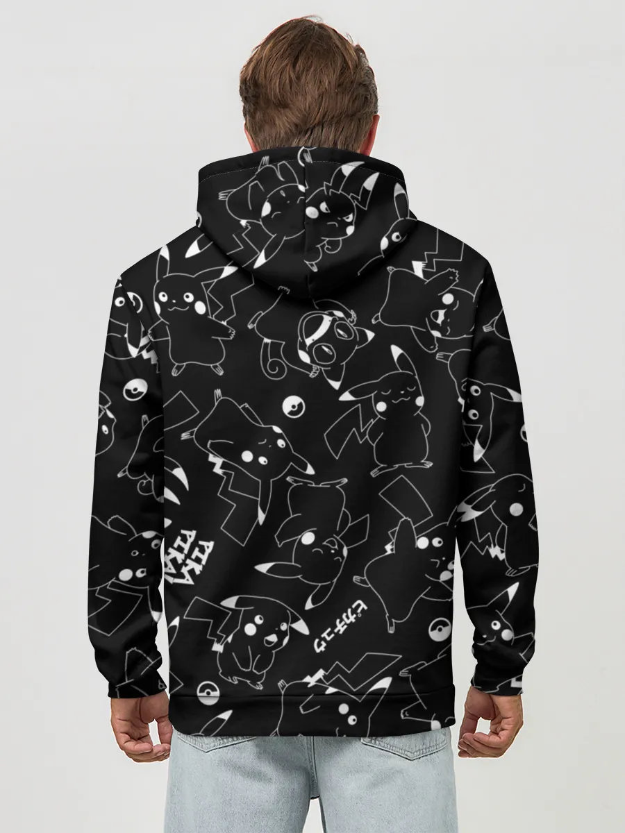 Худи мужской база хлопок / ПИКАЧУ