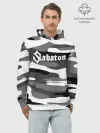 Худи мужской база хлопок / Камуфляж Sabaton