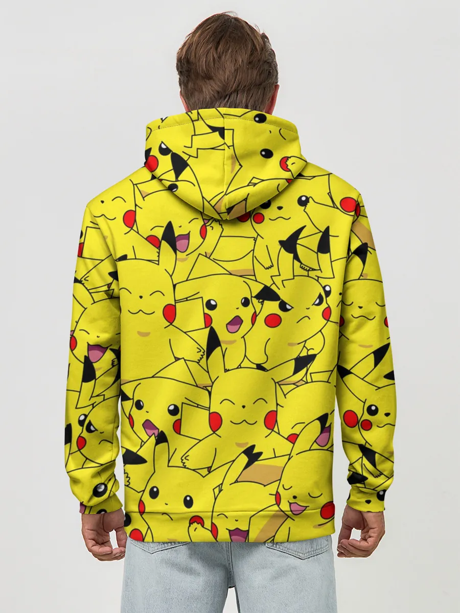 Худи мужской база хлопок / ПИКАЧУ