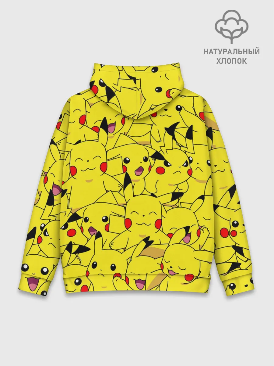 Худи мужской база хлопок / ПИКАЧУ