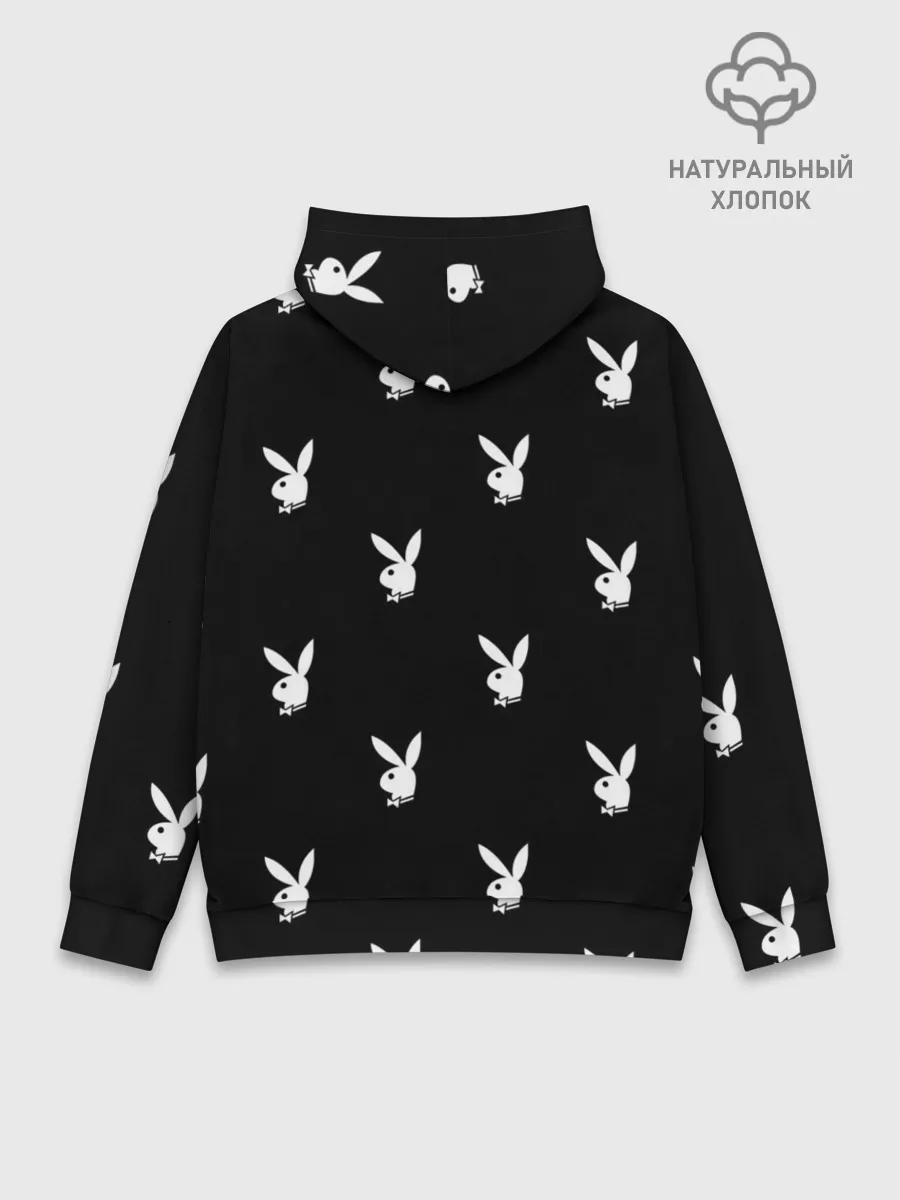 Худи мужской база хлопок / ПЛЕЙБОЙ ПАТТЕРН | PLAYBOY PATTERN
