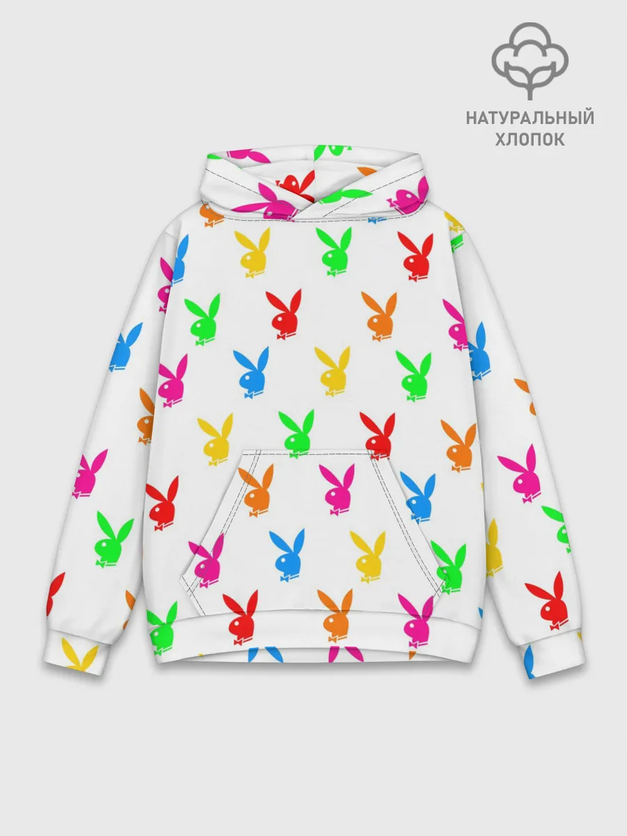Худи мужской база хлопок / PLAYBOY | ПЛЕЙБОЙ
