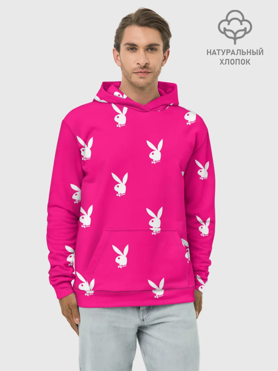 Худи мужской база хлопок / PLAYBOY | ПЛЕЙБОЙ