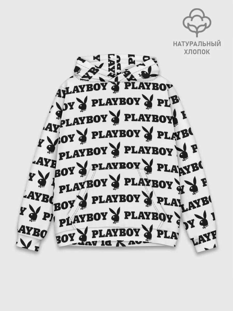 Худи мужской база хлопок / PLAYBOY | ПЛЕЙБОЙ