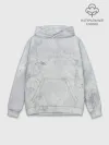 Худи мужской база хлопок / Мрамор