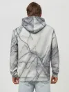 Худи мужской база хлопок / Мрамор
