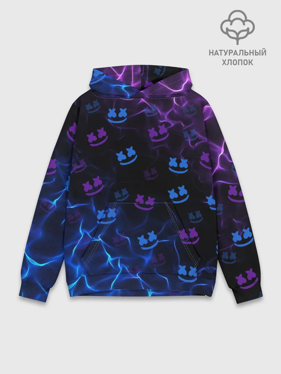 Худи мужской база хлопок / Marshmello