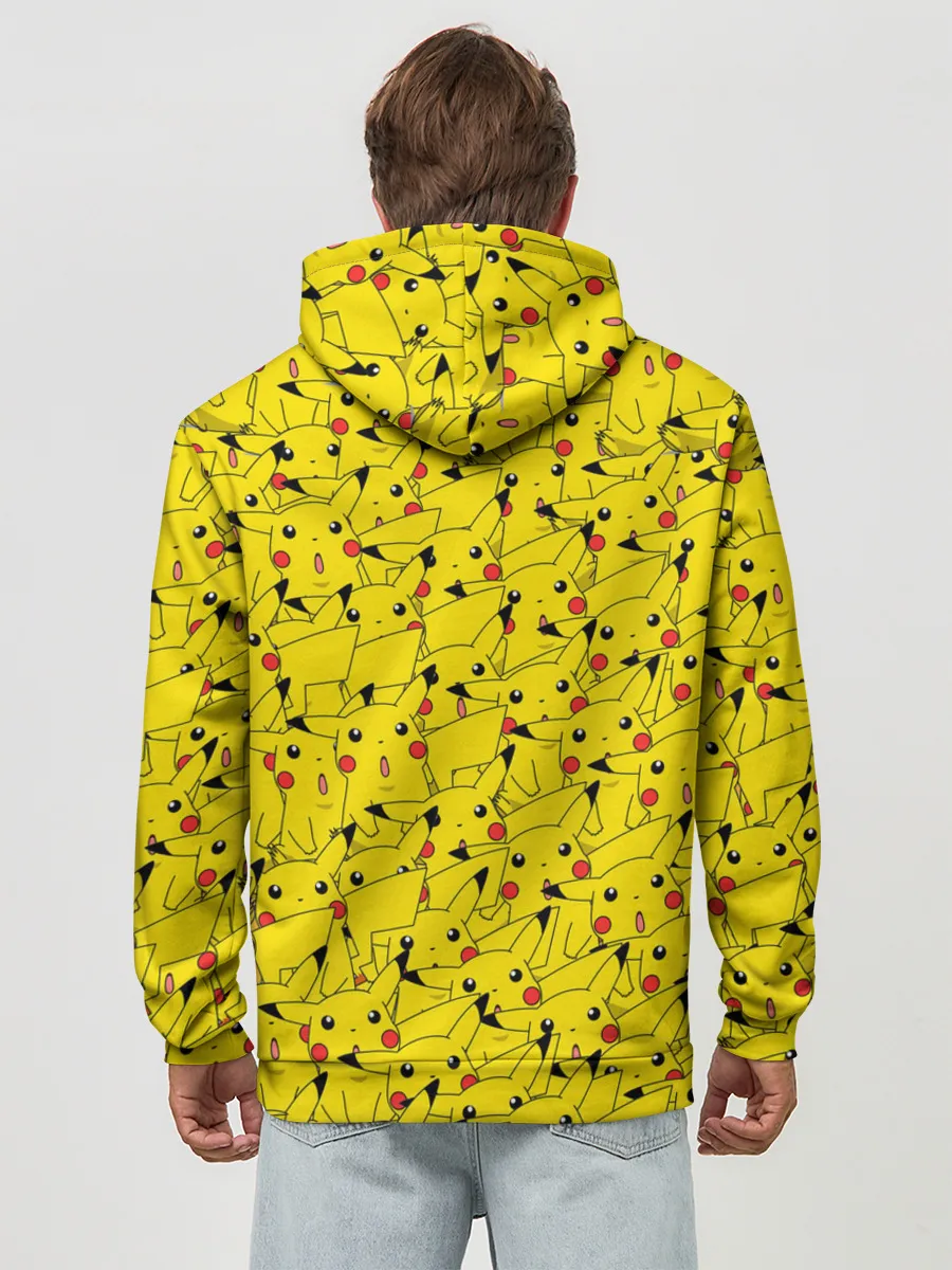 Худи мужской база хлопок / ПИКАЧУ