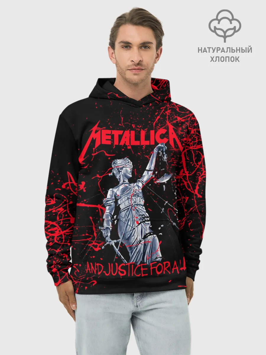 Худи мужской база хлопок / METALLICA | МЕТАЛЛИКА | МЕТАЛИКА