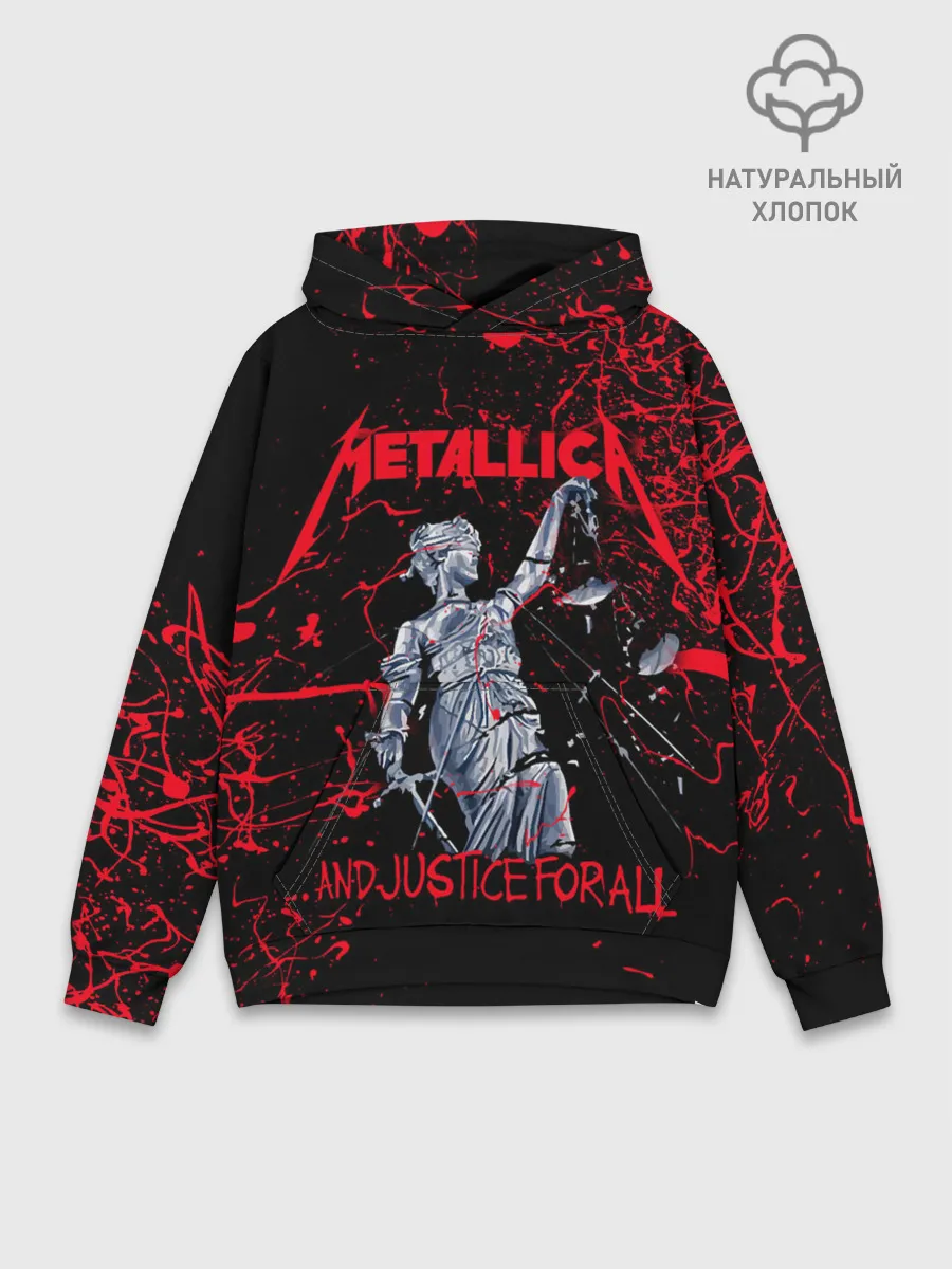 Худи мужской база хлопок / METALLICA | МЕТАЛЛИКА | МЕТАЛИКА