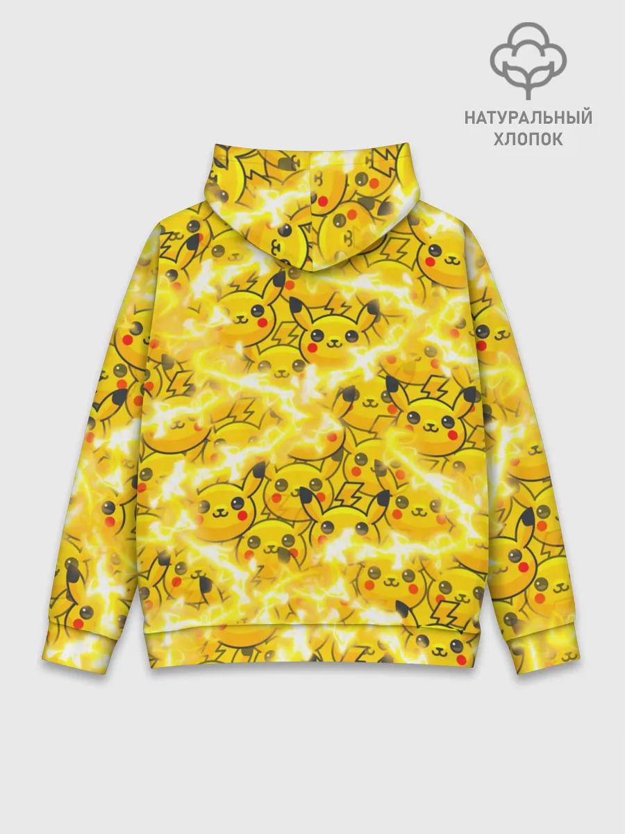 Худи мужской база хлопок / PIKACHU