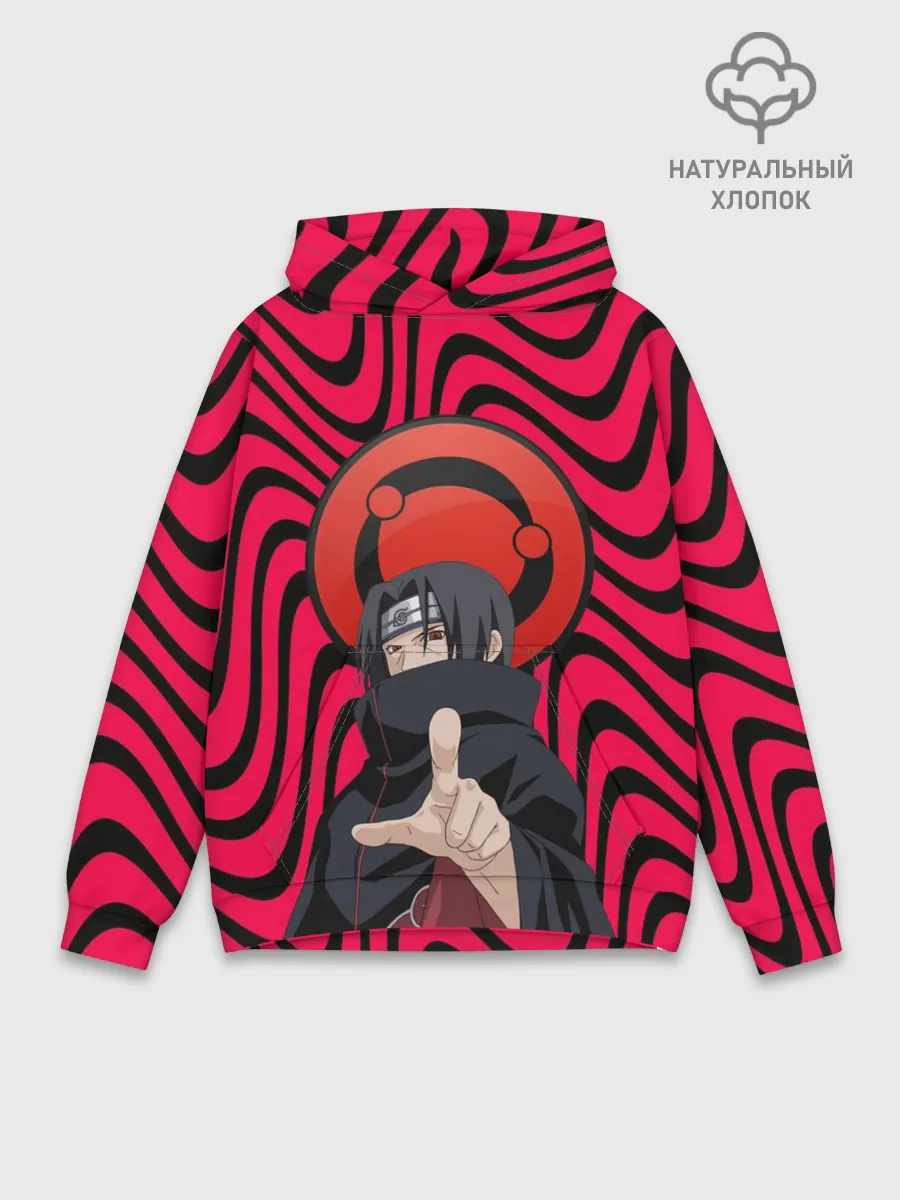 Худи мужской база хлопок / Учихе Саске