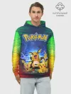 Худи мужской база хлопок / Pikachu