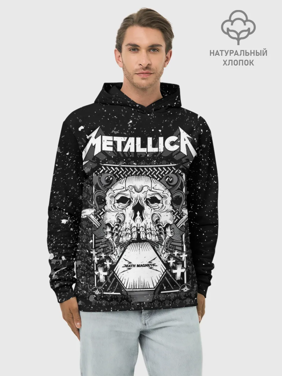 Худи мужской база хлопок / Metallica