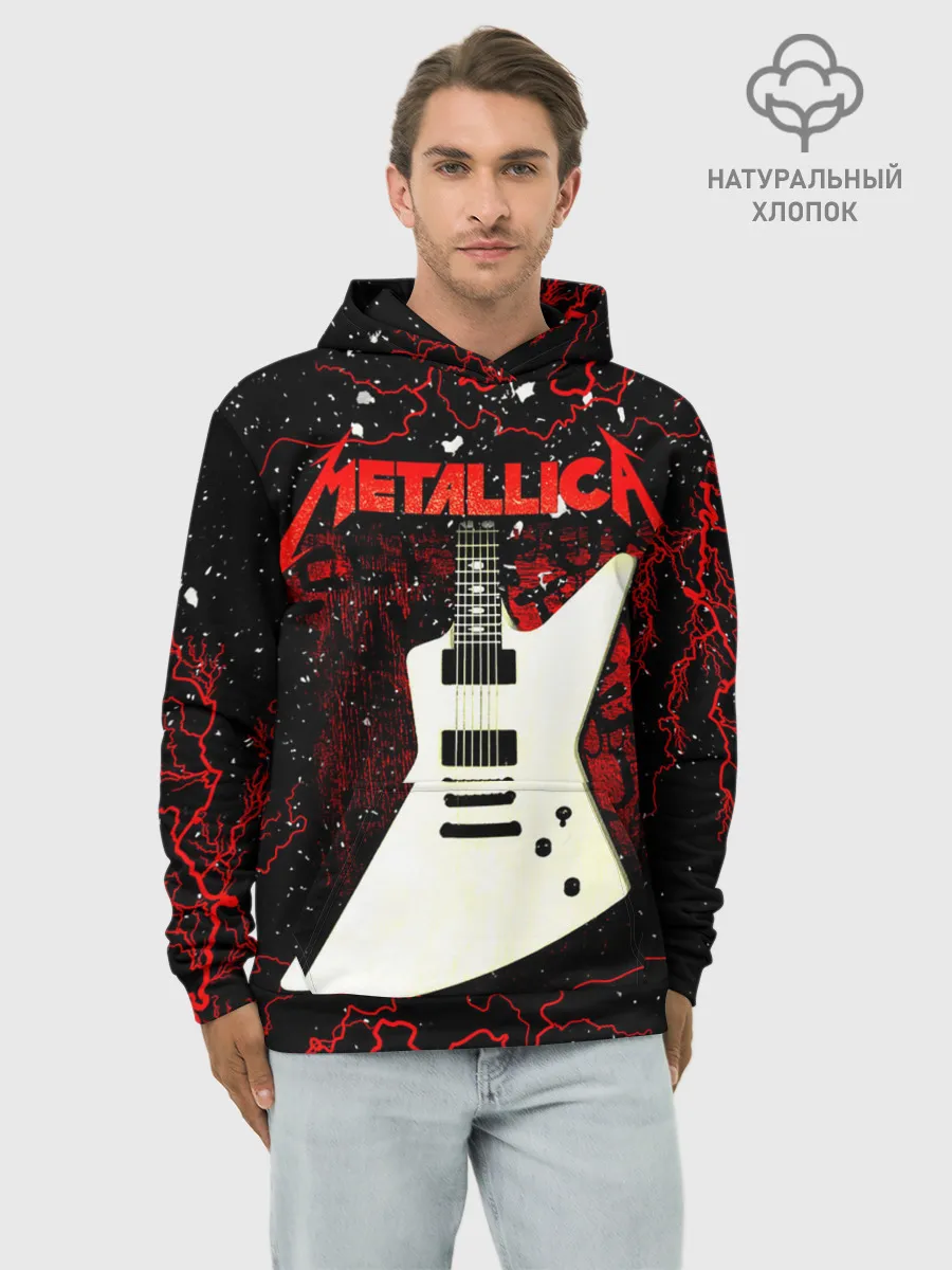 Худи мужской база хлопок / Metallica