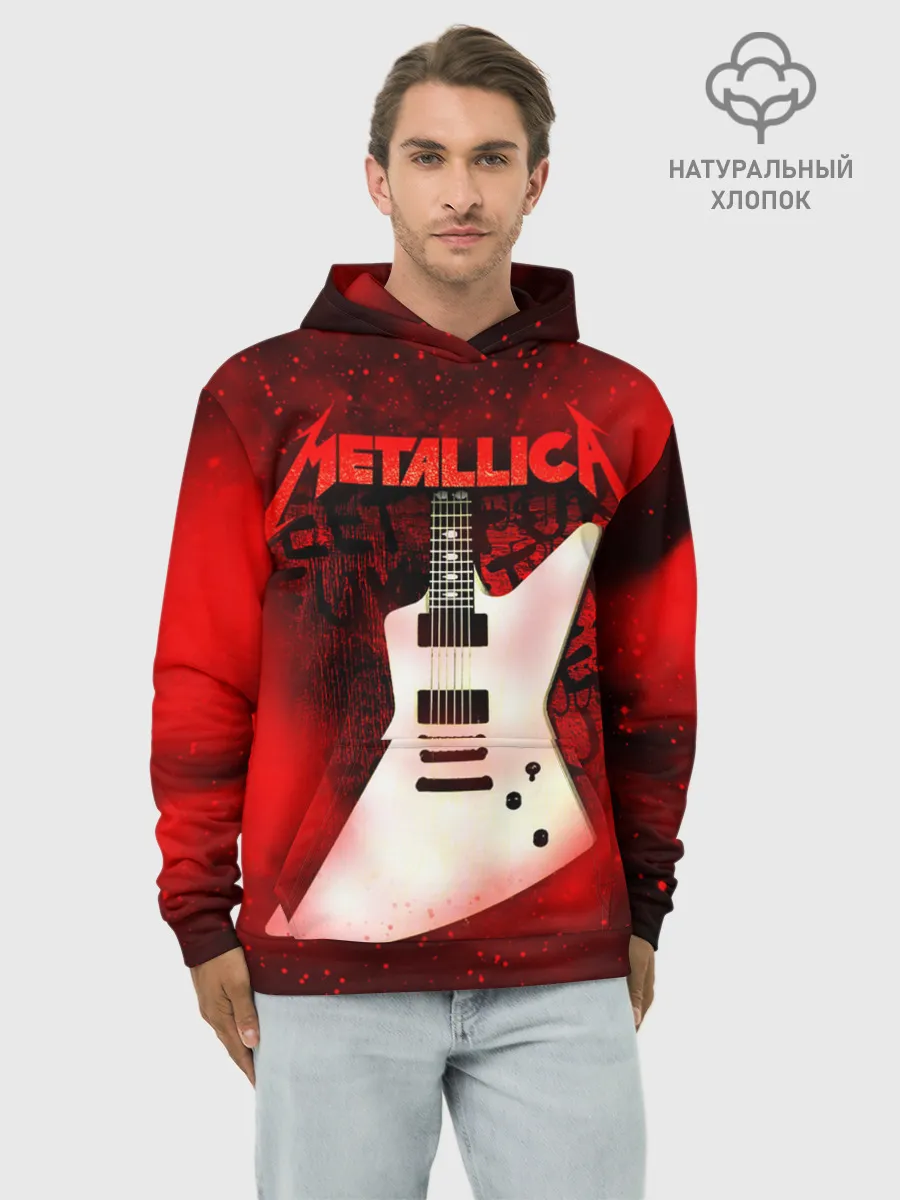 Худи мужской база хлопок / Metallica
