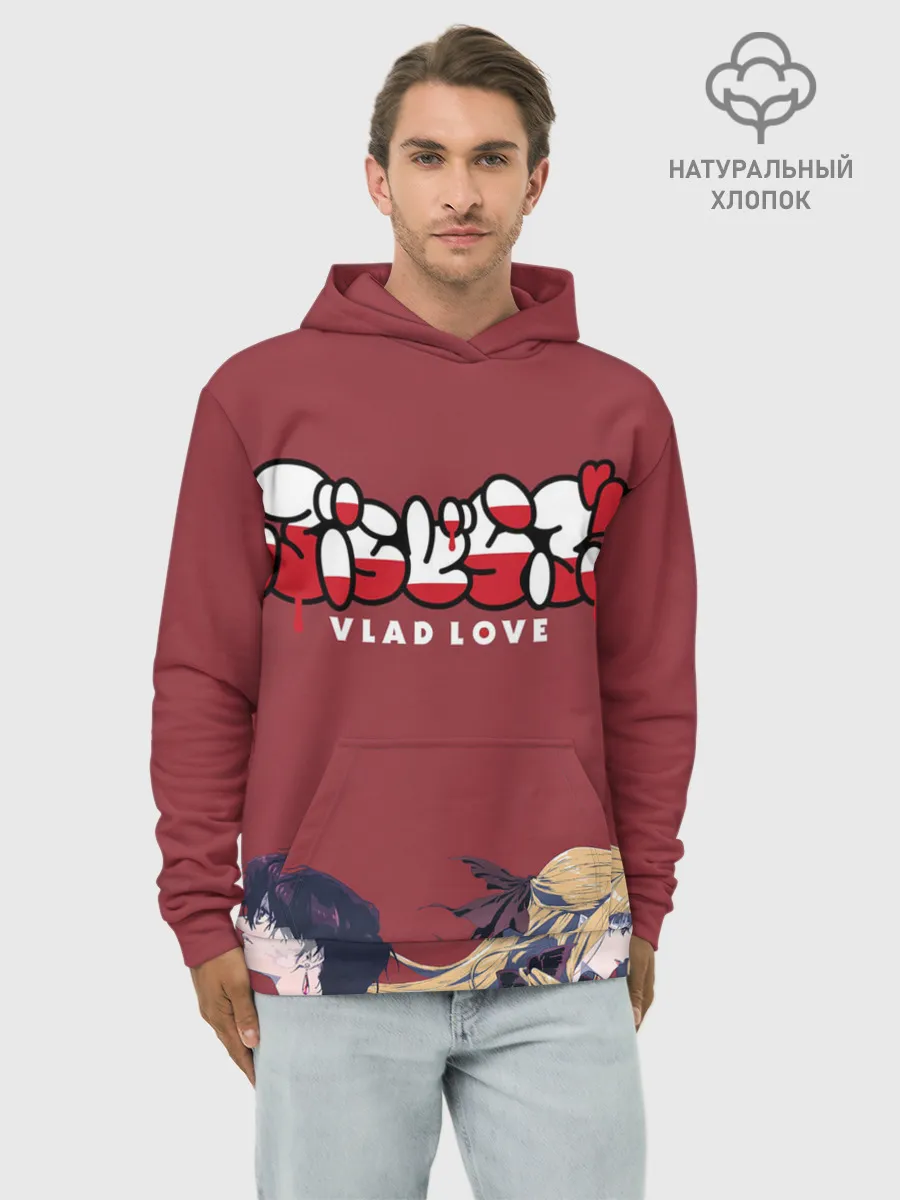Худи мужской база хлопок / VLAD LOVE