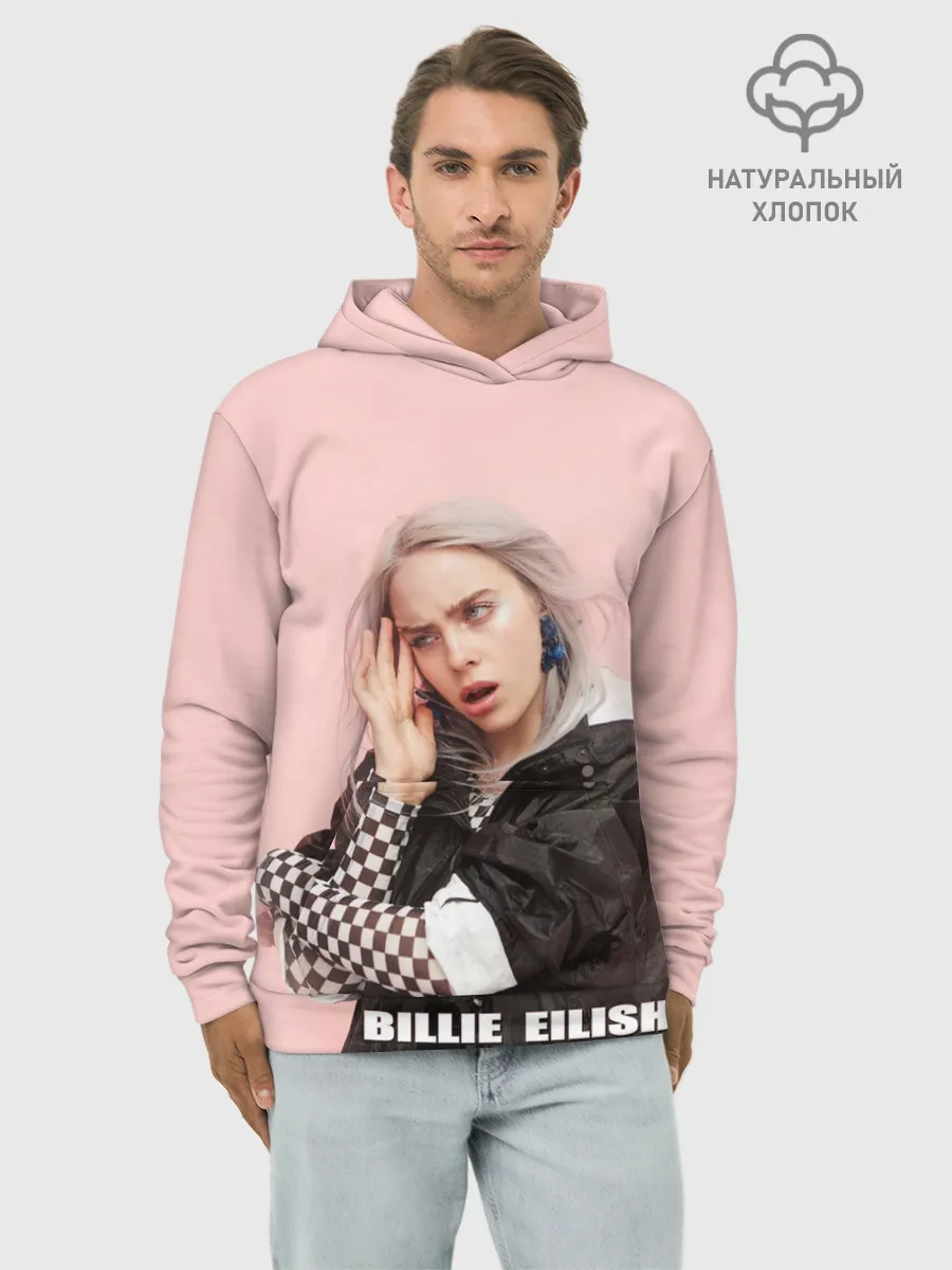 Худи мужской база хлопок / Billie Eilish