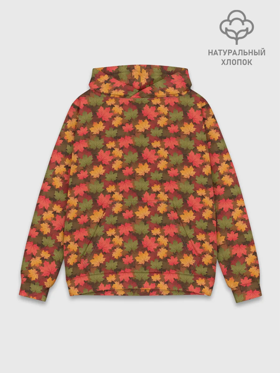 Худи мужской база хлопок / Maple leaves