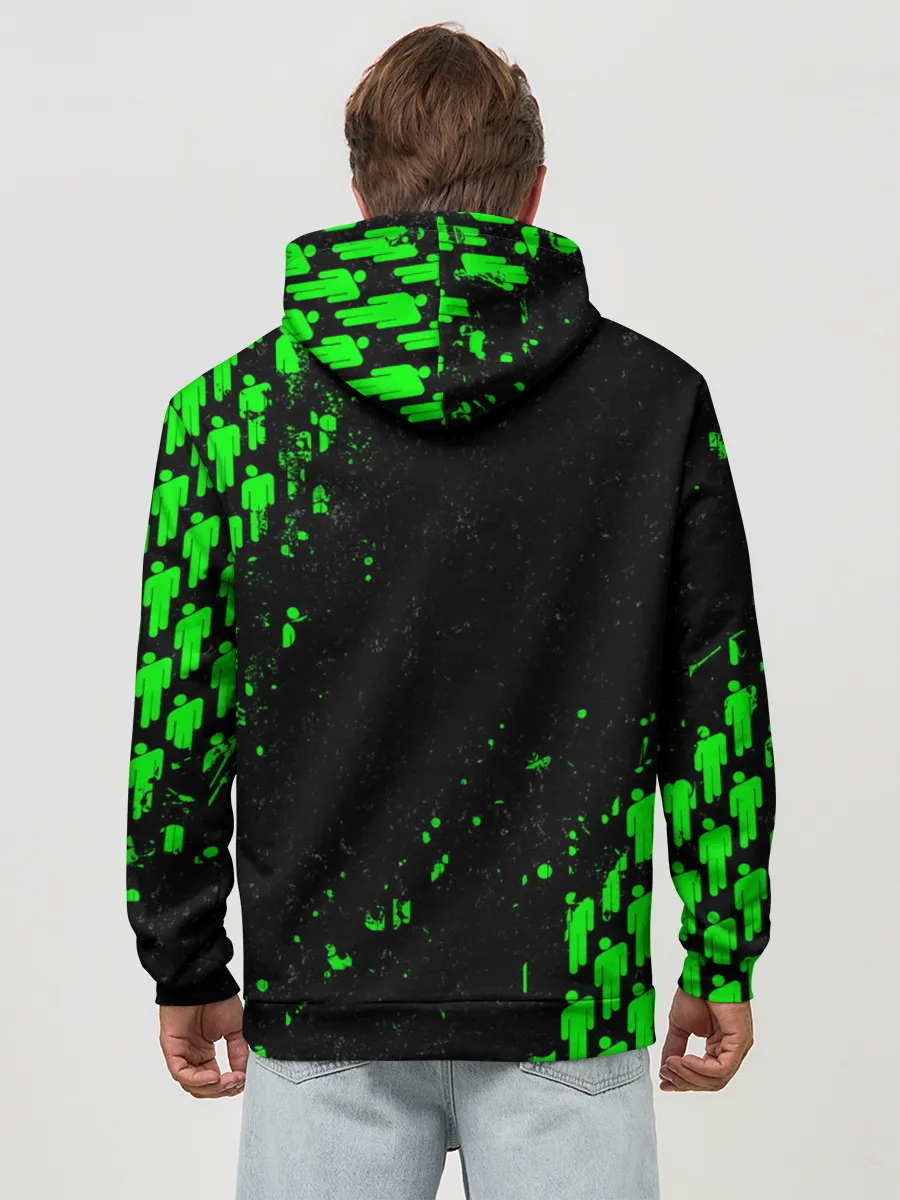 Худи мужской база хлопок / Billie Eilish