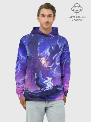 Худи мужской база хлопок / Ori and the Will of the Wisps