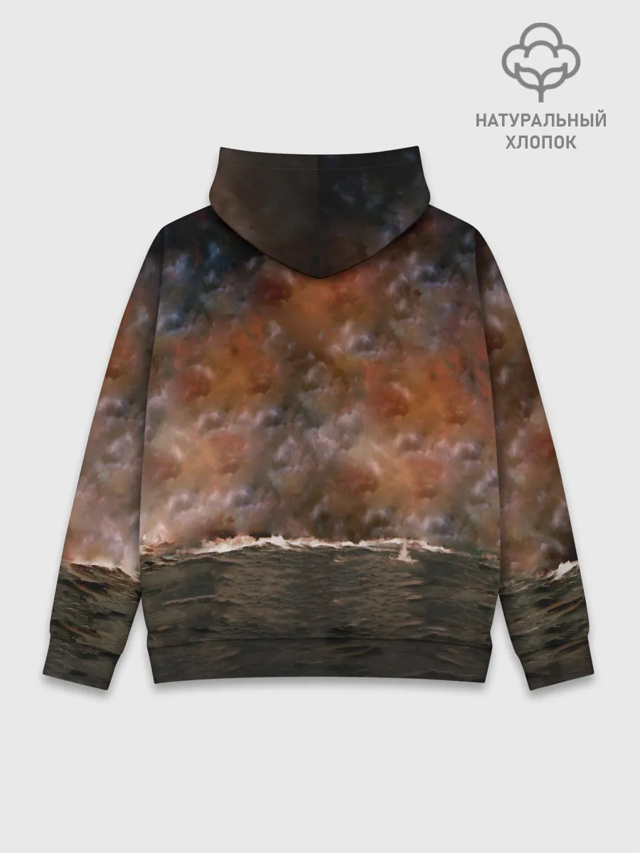 Худи мужской база хлопок / Sabaton