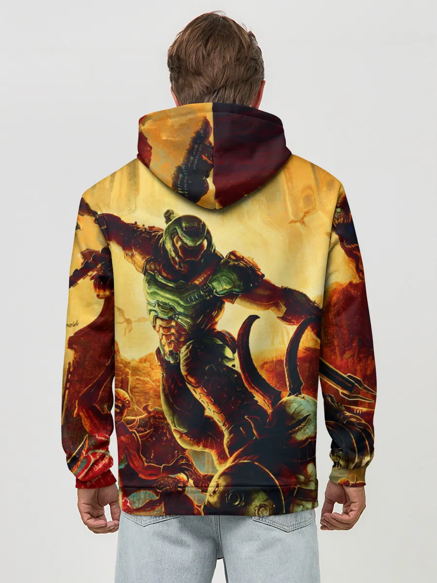 Худи мужской база хлопок / Doom Eternal