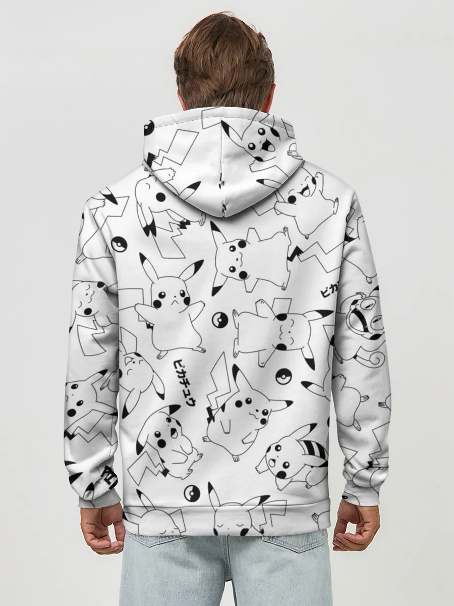 Худи мужской база хлопок / ПИКАЧУ