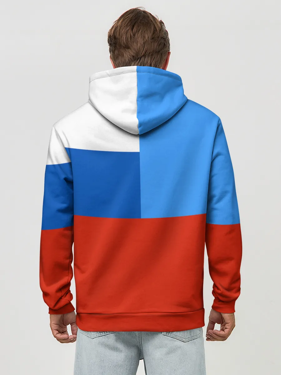 Худи мужской база хлопок / Флаг МЧС России