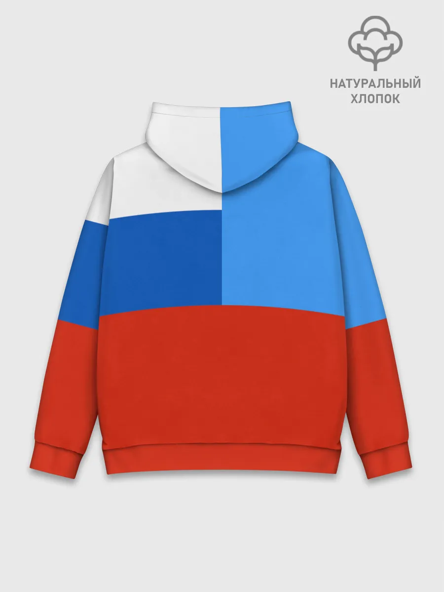 Худи мужской база хлопок / Флаг МЧС России