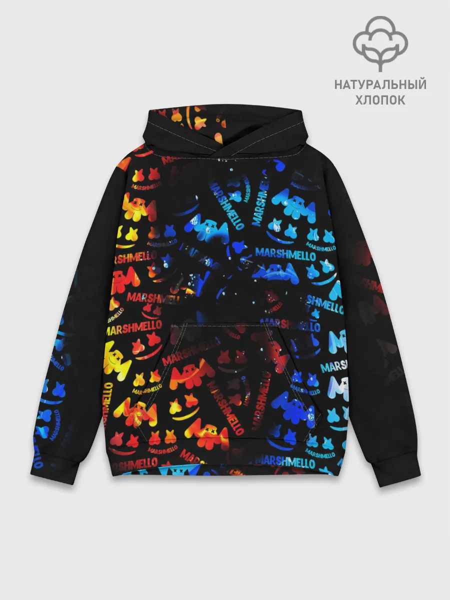 Худи мужской база хлопок / MARSMELLO FIRE