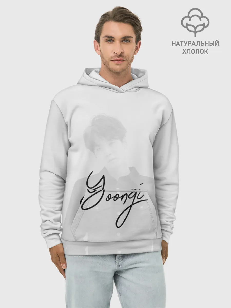Худи мужской база хлопок / BTS Min Yoongi