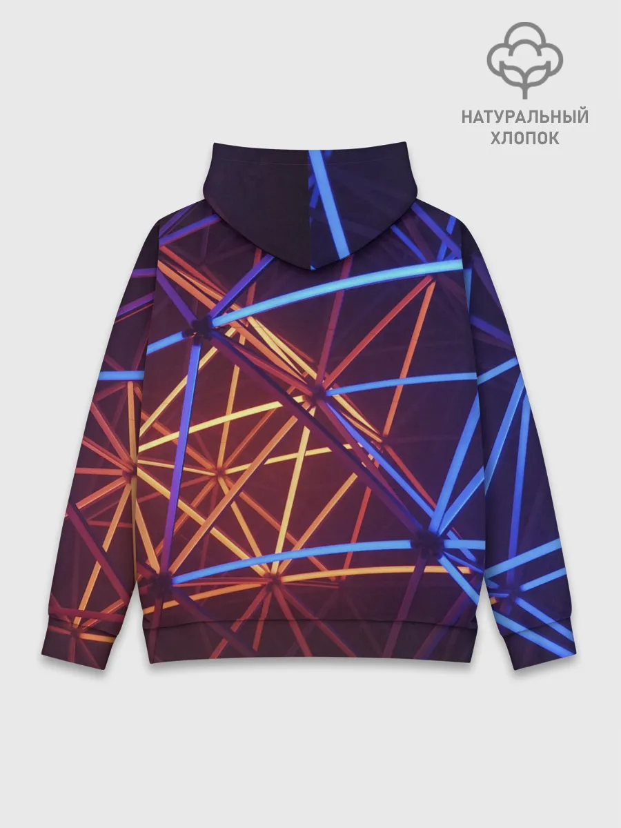 Худи мужской база хлопок / Линии