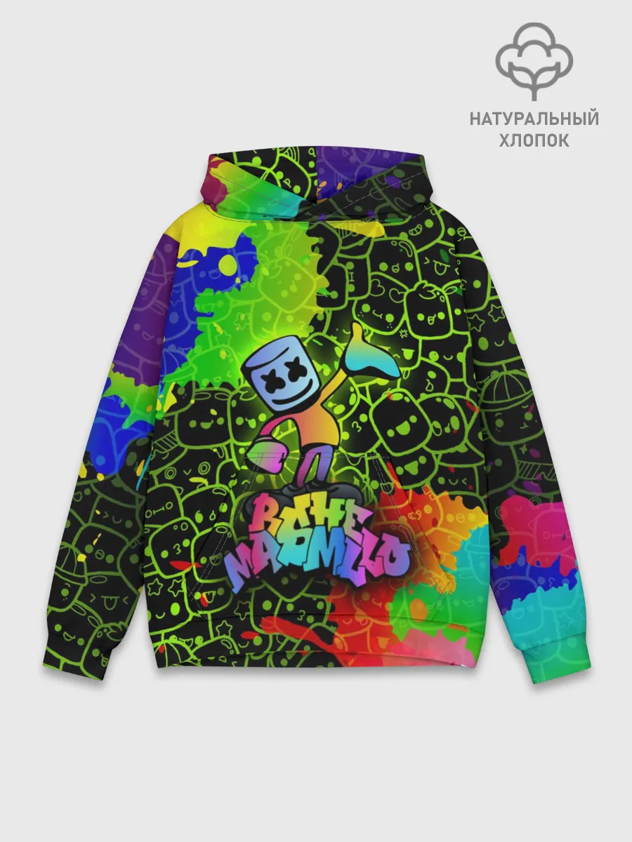 Худи мужской база хлопок / Marshmello