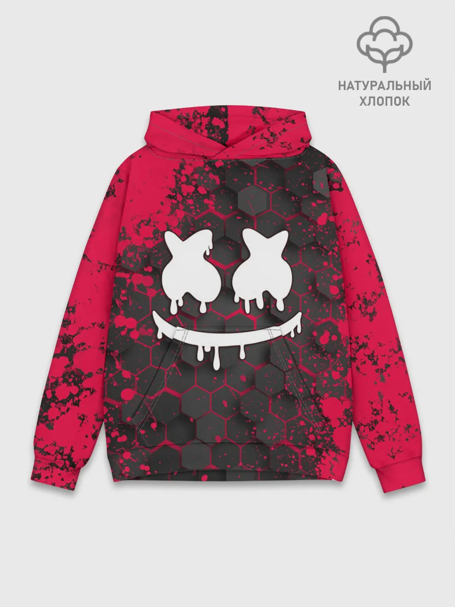 Худи мужской база хлопок / Marshmello