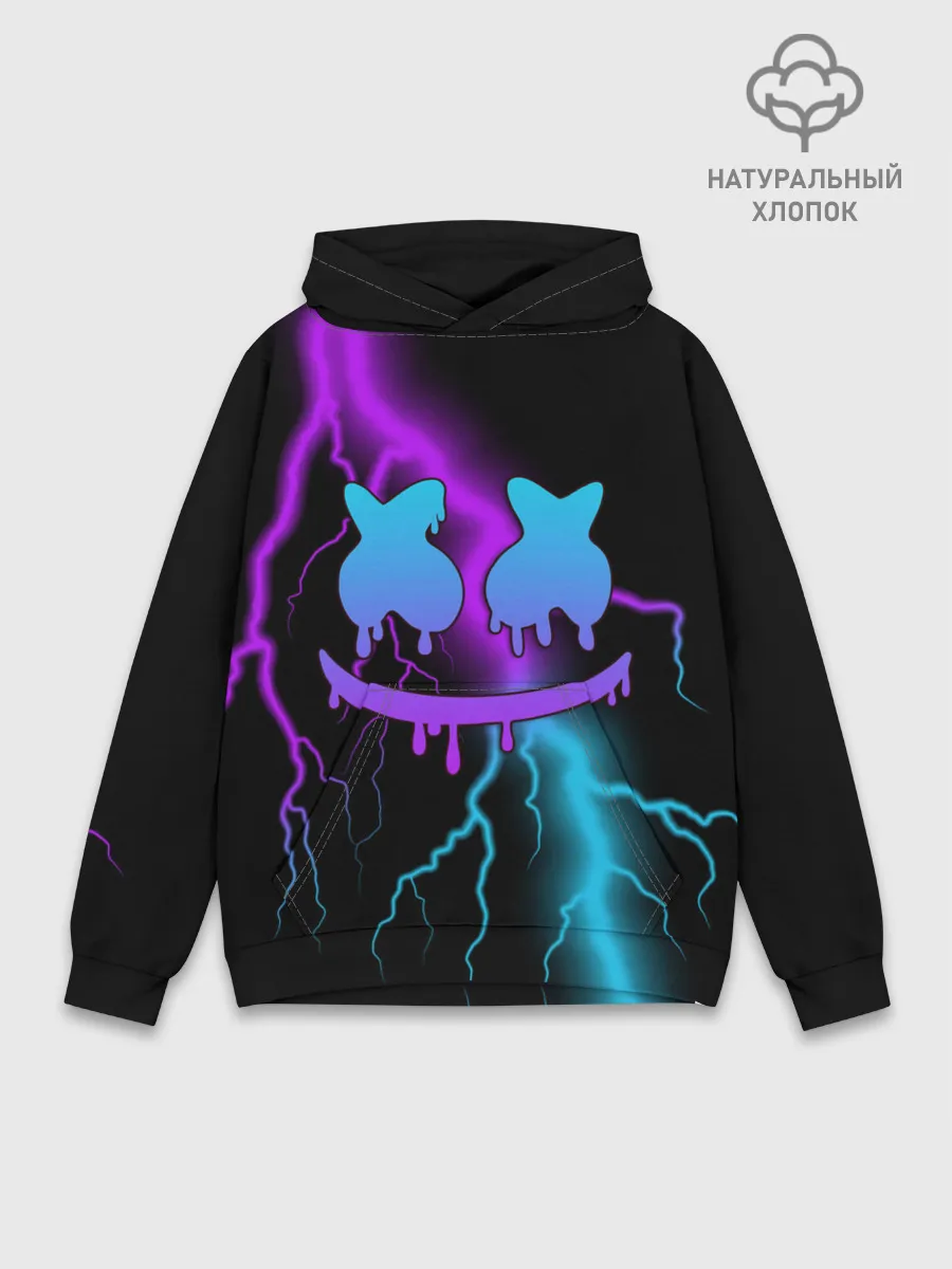 Худи мужской база хлопок / Marshmello