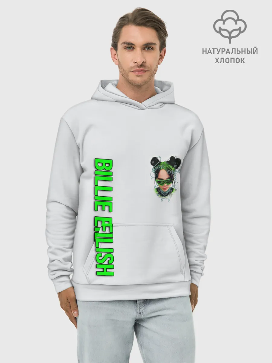 Худи мужской база хлопок / BILLIE EILISH