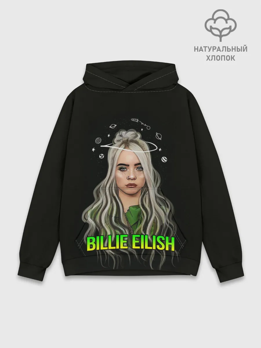 Худи мужской база хлопок / BILLIE EILISH