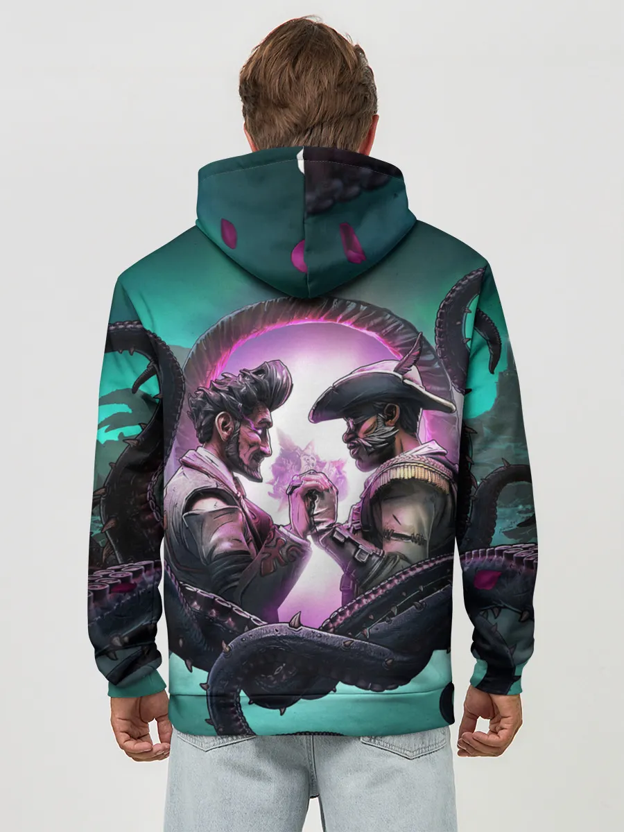 Худи мужской база хлопок / borderlands 3