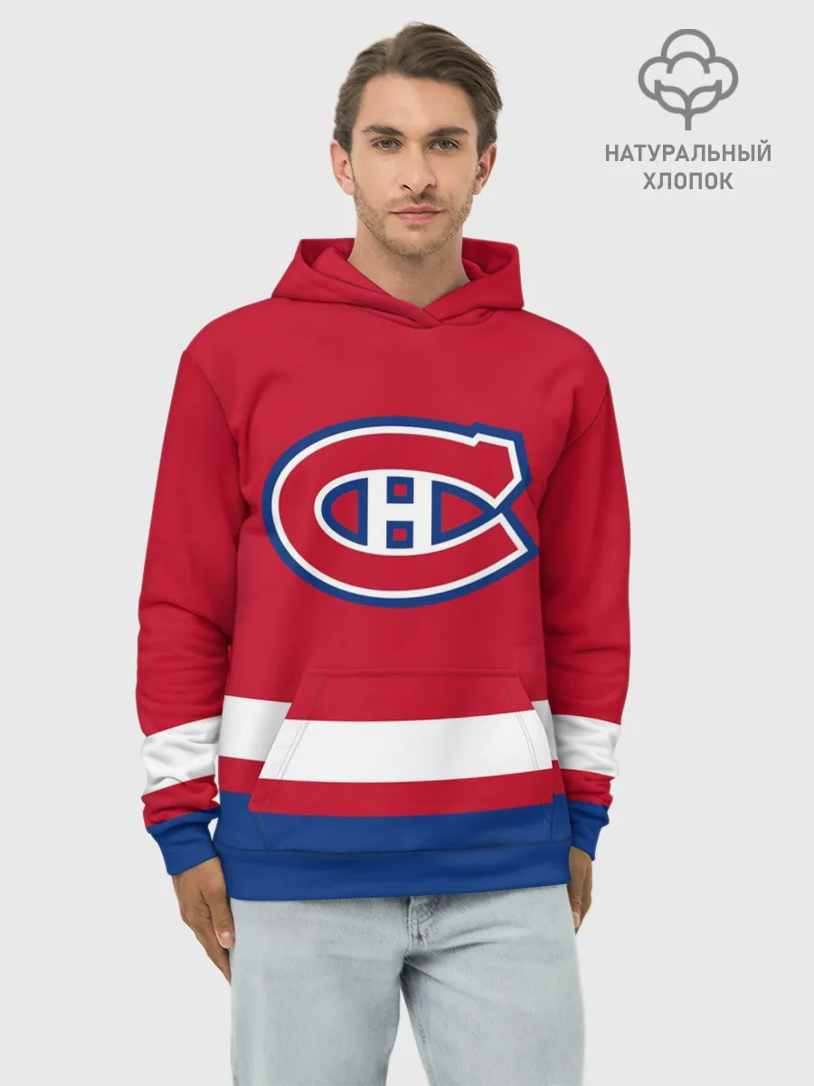 Худи мужской база хлопок / Монреаль Канадиенс