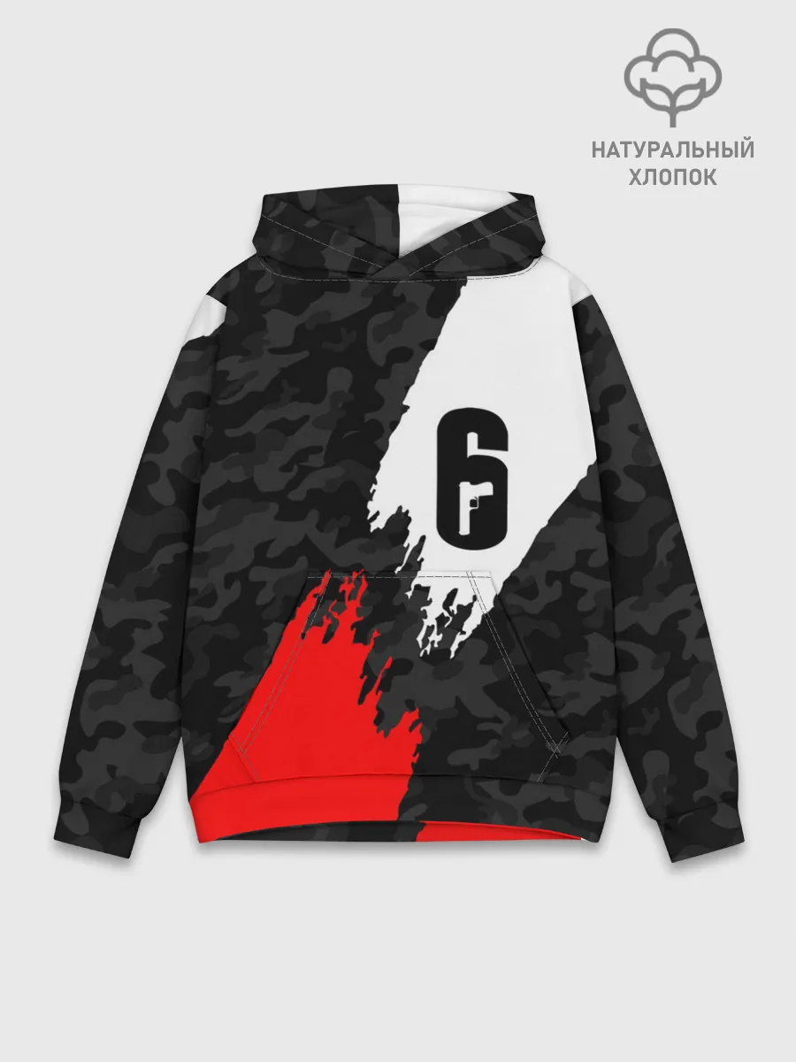 Худи мужской база хлопок / RAINBOW SIX SIEGE