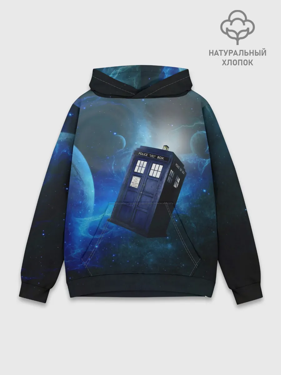 Худи мужской база хлопок / ТАРДИС