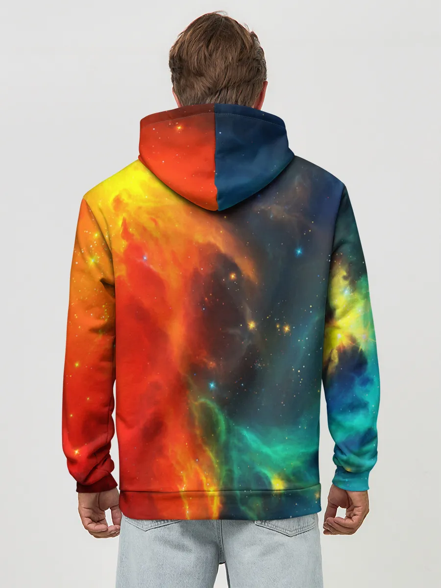 Худи мужской база хлопок / БИТВА КОСМОСА